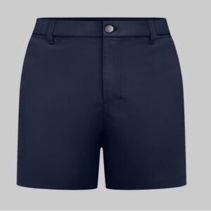 lululemon athletica  ABC Classic-Fit short 7 “ Navy Flat Front Men’s Shorts